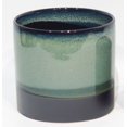 thumbnail image 1 of Jardinière en Céramique Émaillée Verte et Noire, 1 of 1