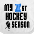 thumbnail image 4 of Inktastic My 1st Hockey Season Boys Baby Bib, 4 of 4