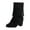 Black, variant on Wine Women Boots With Flexible Design Comfortable For Natural Motion