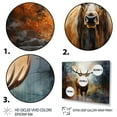 thumbnail image 3 of Designart "The Majestic Moose of Canada II" Animals Wall Art Print, 3 of 5