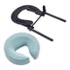 thumbnail image 1 of Reposacabezas para cama, cómodo y reutilizable, ideal para spa y oficina. Azul claro, 1 of 9