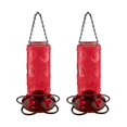 thumbnail image 1 of Comederos para pájaros Wild Bird, Urban Deco, 900 ml, vidrio rojo, 5 puertos (paquete de 2), 1 of 8