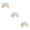 thumbnail image 1 of Bandeau Grand pour Cheveux, Pince à Ressort, Nœud Réglable, Multicolore, Sans Accroc, Porte-Queue, Épingles à Cheveux, Chouchous pour Filles, Beige, 3Ensemble, 1 of 6