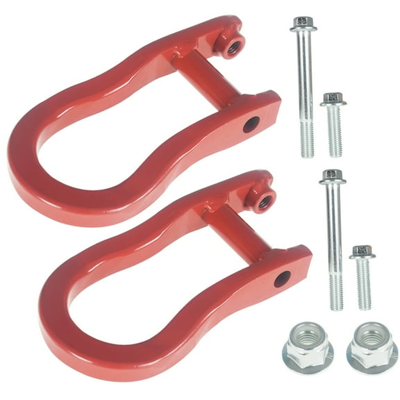 LABLT Red Tow Hooks 84192871 Replacement for 2007-2019 Silverado Sierra 1500