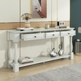 thumbnail image 5 of Furvclv 63" Entryway Table, Console Table With 3 Drawers And Bottom Open Shelf, Narrow Long Sofa Table For Living Room, Couch, Hallway, Foyer, Kitchen Counter, 5 of 9