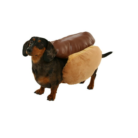 Weiner Dog In Hot Dog Costume - bmp-we