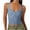 Light Blue, variant on AherBiu Going out Tops for Women Ribble Knitted Tank Tops Sleeveless Low Cut V Neck Basic Layer Shirts