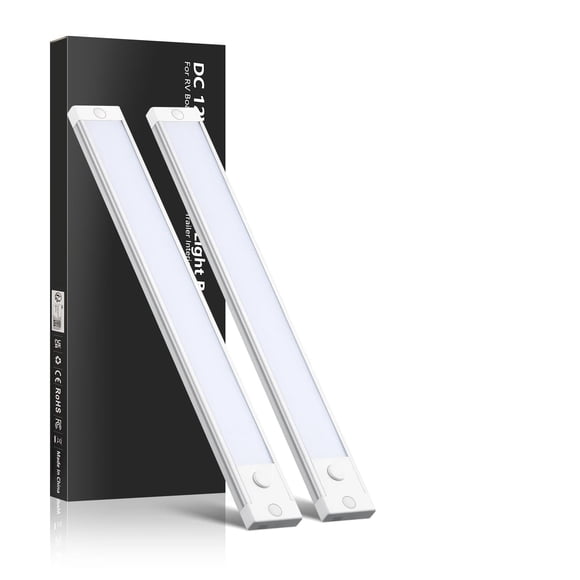 Iluminación LED Acegoo RV regulable para debajo del armario, 30 cm y 12 V