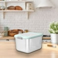 thumbnail image 6 of OEFNTAC Storage Containers Plastic Containers Airtight Rice Storage Container, Insect & Damp Proof, Clear Stackable Kitchen Bin with Latching Lid & Measuring Cup Storage Bins with Lids, 6 of 8