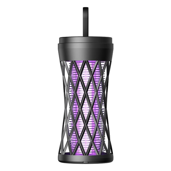 Direct insertion model Portable USB Electronic Rechargeable Mosquito Killer Lamp/Bug Zapper for Summer Trip,Outdoor Camping,Patio,Home and Garden,Killer/Mosquito Killer Light(Black)