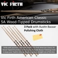 thumbnail image 2 of Baquetas Vic Firth American Classic 5A con punta de madera, paquete de 3, 2 of 9