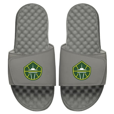 

Women s ISlide Gray Seattle Storm Primary Logo Slide Sandals