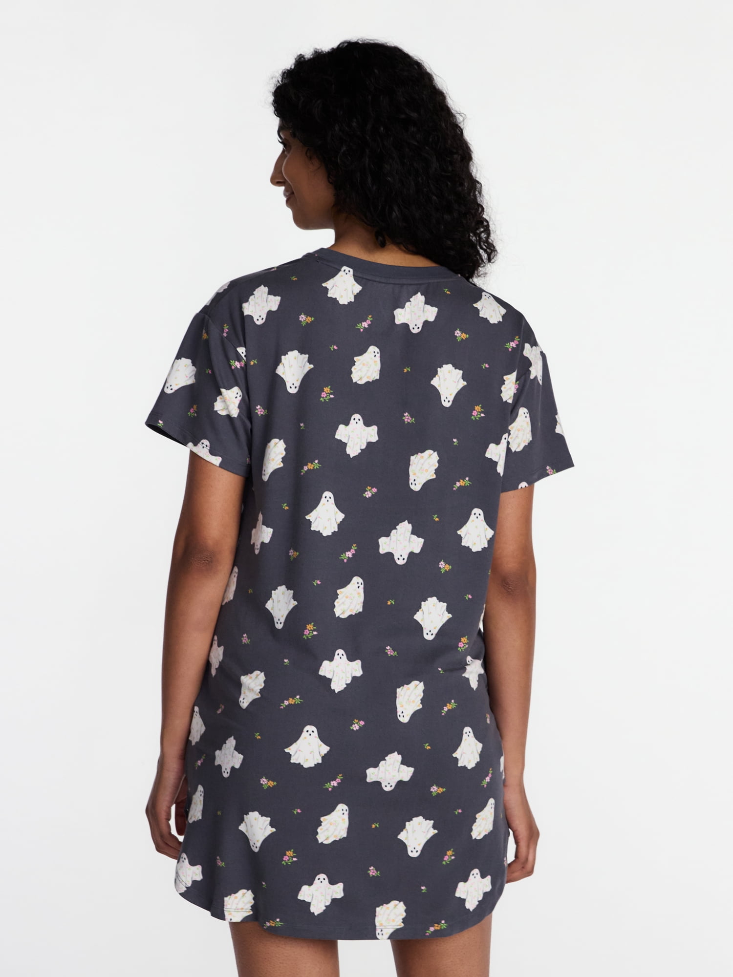 Halloween Women's Sleepshirt Top and Socks Set from Way to Celebrate, 2-Piece, Sizes XS-3X