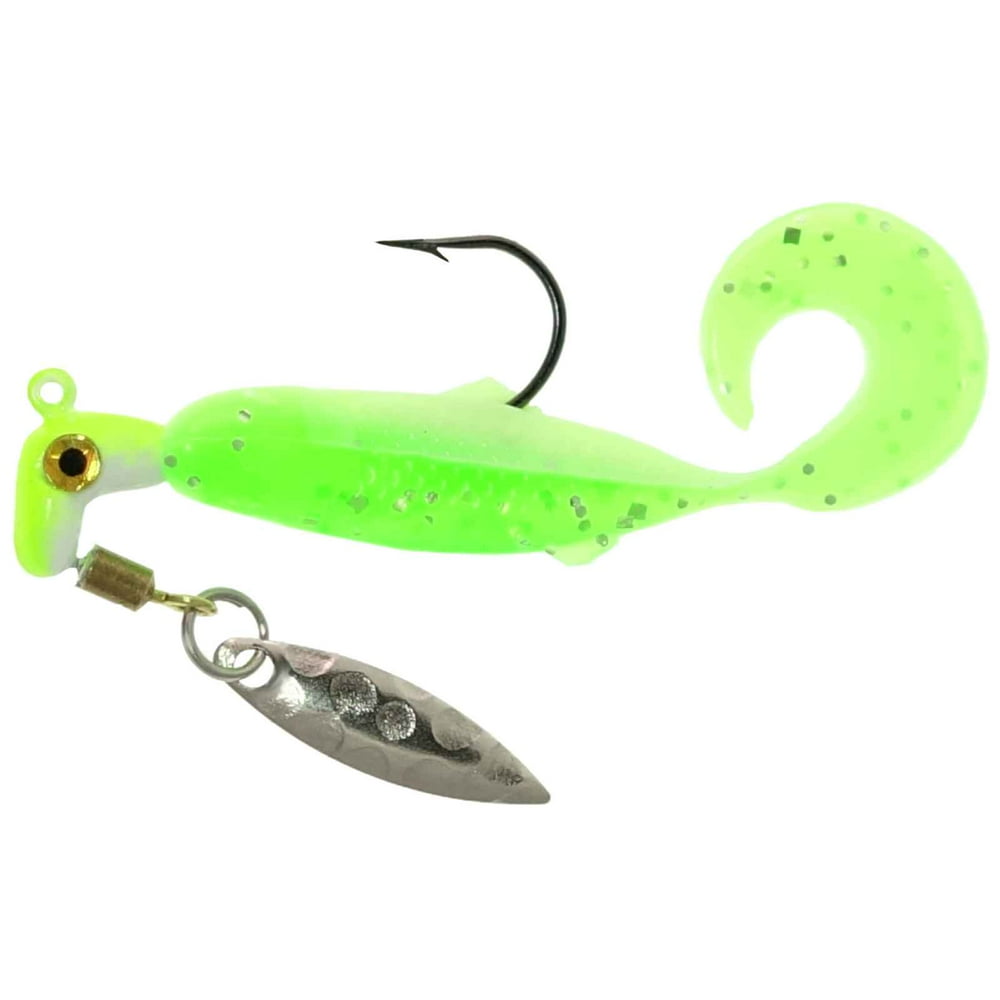 Blakemore Road Runner Go Go Runner Crappie Jig Hook, Limetreuse, Size 2
