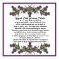 thumbnail image 3 of CafePress - Thistle Legend Women's Dark Pajamas - Women's Short Sleeve Print T-Shirt and Pants Dark Cotton Pajama Set, 3 of 7