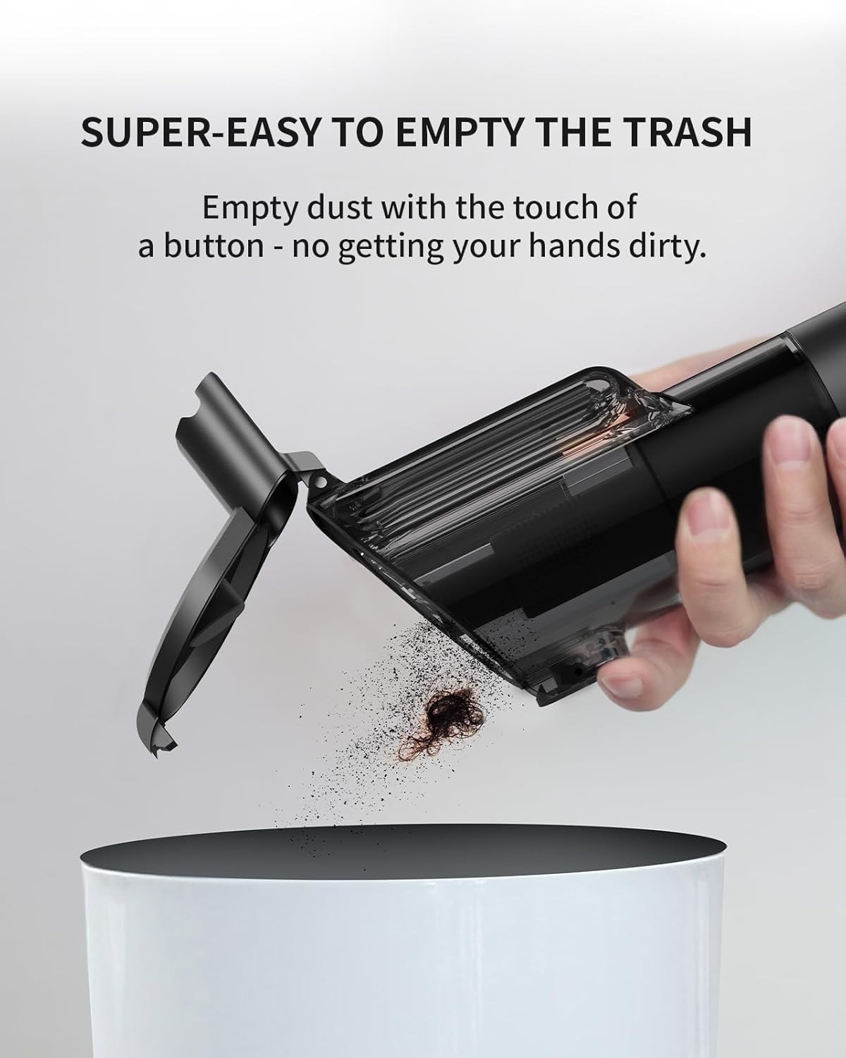 AutoBot Car Vacuum Cleaner High Power, 20000PA Handheld Vacuum for 50 Mins Runtime, Portable Vacuum for Car Home Cleaning, Rechargeable Mini Hand Held Vacuum