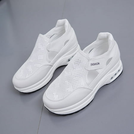 

SHYWJJ Women s Sneakers- New Fashion and Personality Hollow Casual Sports Style Casual Shoes Walking Shoes Slip On Sneakers Summer Women s Sneakers