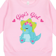 thumbnail image 3 of Inktastic Gigi's Girl Dinosaur Toddler Sweatshirt, 3 of 4