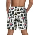 thumbnail image 4 of Haiem Cool Camera Mens Swim Trunks with Compression Liner 2 in 1 Swimming Shorts Stretch Swimwear Quick Dry,Board Shorts-X-Large, 4 of 9
