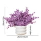 thumbnail image 3 of Decoraciones navideñas, plantas artificiales de interior, pequeñas plantas artificiales de eucalipto, macetas blancas, adecuadas para el dormitorio, decoración del hogar, plantas de simulación, planta, 3 of 6