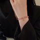 thumbnail image 2 of Strawberry Crystal Bracelet Niche Design Fu Word Pareja Pulsera High-end Sense Hand Jewelry Novia Crystal Bracelet Mujer Verano Rosa XianweiShao 9024715062161, 2 of 3