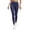 Dark Blue, variant on DYTTDG Women's High Waist Yoga Pants, 4-Way Stretch Elastic Waist Casual Yoga Joggers for Workout Daily Wear