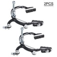 thumbnail image 3 of LEFU for Road Bike Front and Rear Arch Brake Set, C-Type Bicycle Brake Caliper for 20-26 Inch Bikes, Symmetrical Design with Strong Braking Effect, Easy Installation, Black, 3 of 10