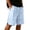 Light Blue, variant on Yievot Men's Sport Shorts Drawstring Elastic Waist Loose Fit Knee Length Gym Training Running Shorts