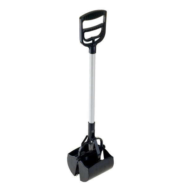 Pet Pooper Scooper Aluminum and Black Plastic Cat and Dog Poop