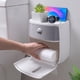 thumbnail image 5 of Dispensador automático de pañuelos con sensor, montaje en pared, transparente, soporte inteligente para pañuelos, ideal para el hogar, el baño o la oficina. Diseño plegable, estructura, 5 of 9