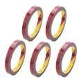 thumbnail image 1 of 5X Strong Permanent Double Sided Super Sticky Foam Tape Roll for Vehicle Car, Red 12MMx3M, 1 of 8