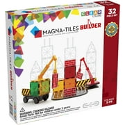 Magna-Tiles Builder Set, The Original Magnetic Building Tiles for Creative Open-Ended Play, Educational Toys for Children Ages 3 Years   (32 Pieces)