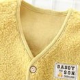 thumbnail image 3 of WBQ Baby Boys Girls Winter Vest Fleece Button Down Cute Soft Waistcoat Jackets, 3 of 9