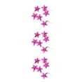 thumbnail image 4 of Pack de 6 Toystoory árbol de Navidad estrellas de plástico Patio Año Nuevo fiesta de cumpleaños adorno colgante accesorio Rosa rojo, 4 of 6