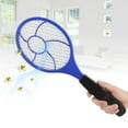 thumbnail image 4 of Matamoscas eléctrico de tres capas, matamosquitos, raqueta exterminadora de insectos (azul), 4 of 12