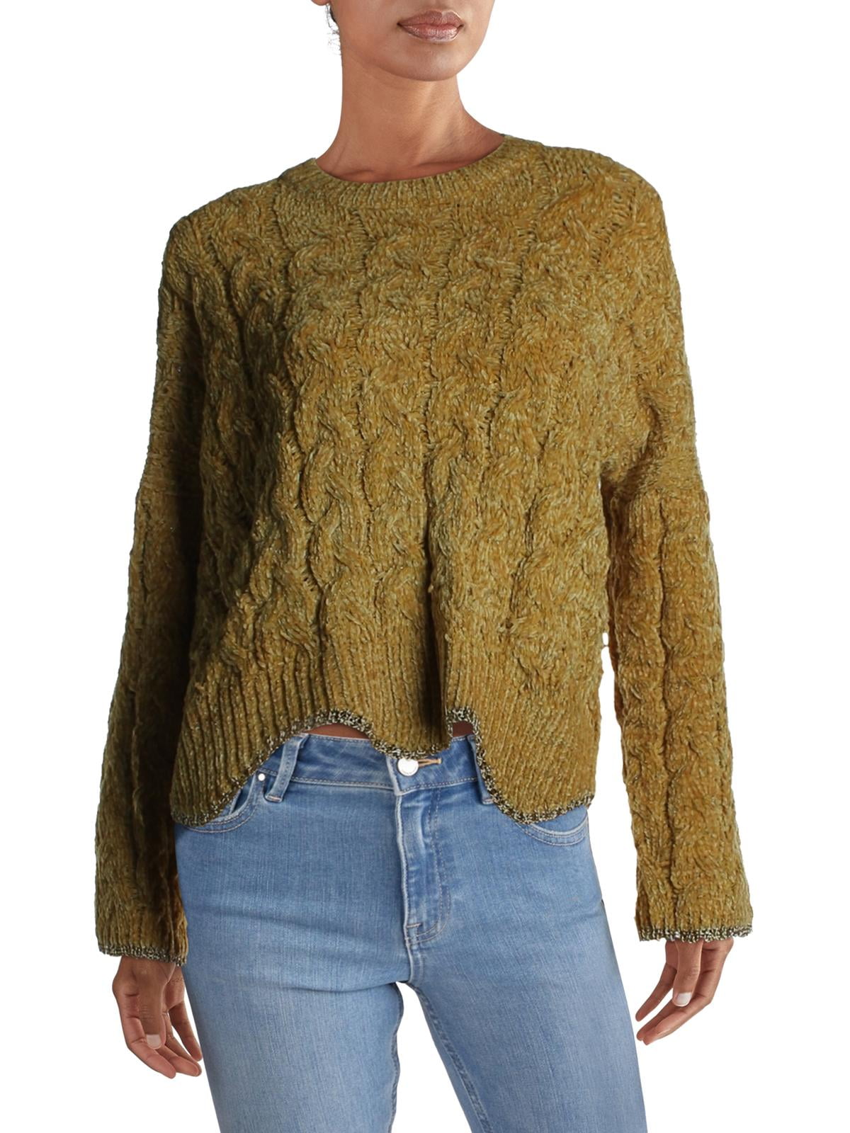 brown chenille sweater