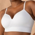thumbnail image 2 of XFLWAM Womens Push Up Everyday Bras Comfortable Wireless Bralettes V Neck Seamless Bra Smooth Brassiere Wire Free Basic Bras, 2 of 5