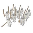 thumbnail image 1 of Set Of 10pcs Skull Ninjago Figures Building Blocks Toys, 1 of 1
