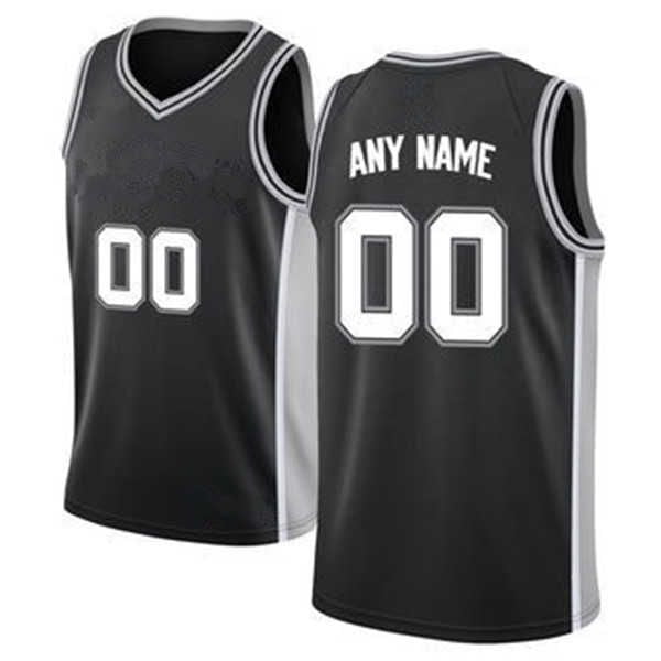 Youth Custom San Antonio Spurs Nike Swingman Black Jersey - City