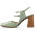 thumbnail image 3 of Journee Womens Caisey Double Strap Mary Jane Pumps, 3 of 10