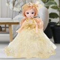 thumbnail image 4 of 2pc Adorable 20cm 1/8 BJD Doll Maquillaje Moda Princesa Muñeca de Juguete Macarena muñeca de rótulas, 4 of 8