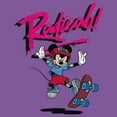thumbnail image 2 of Girl's Mickey & Friends Mickey Radical Graphic Tee Purple Berry Small, 2 of 4