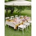 thumbnail image 4 of Outdoor Tablecloth with Umbrella Hole for Patio/Picnic/Party/Camping, Sunflowers Bicycle Waterproof Table Cloth Rectangle Table Cover Washable, Retro Summer Garden Blooms Flowers (54"x 80"), 4 of 8