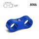 thumbnail image 1 of 1pcs Universal AN4 AN6 AN8 AN10 AN12 Billet Oil Fuel Water Hose Seprator Divider Clamp Aluminum Line Separator~0180, 1 of 1