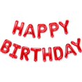 thumbnail image 1 of ERDS-Red Birthday Decorations Red Happy Birthday Balloons Red Happy Birthday Banner Red Happy Birthday Balloons Dark Red Balloons Happy Birthday Balloon Red Happy Birthday Decorations Red Letter Ball, 1 of 4