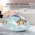 thumbnail image 4 of Yayeee Pillowcase Standard Size Set of 2 Satin Wrinkle Resistant Envelope Pillow Case, Colorful Trains, 4 of 8