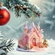 thumbnail image 5 of Christmas Hanging Decoration Christmas Tree Decoration Exquisite House Acrylic Hanging Decoration, 5 of 6