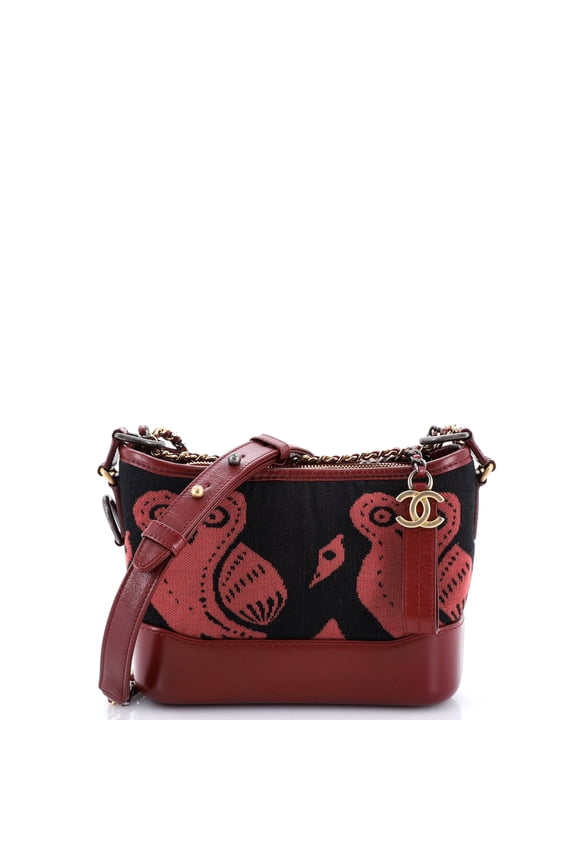 Pre-Owned Gabrielle Hobo Printed Knit Fabric and Leather Small By Rebag