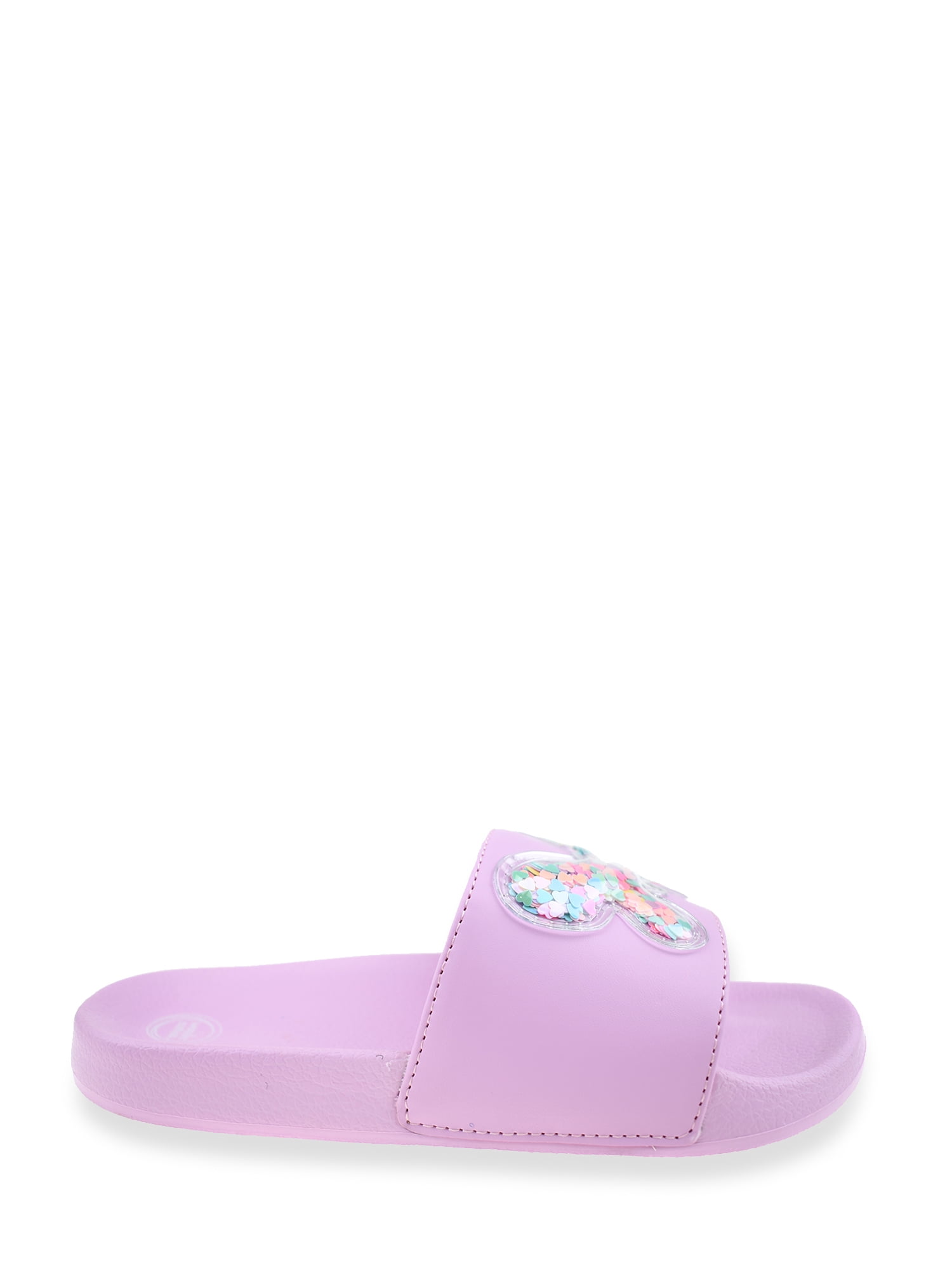 Wonder Nation Little and Big Girls Pool Slide Sandals