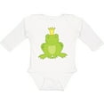 thumbnail image 3 of Inktastic Frog Prince Boys or Girls Long Sleeve Baby Bodysuit, 3 of 5
